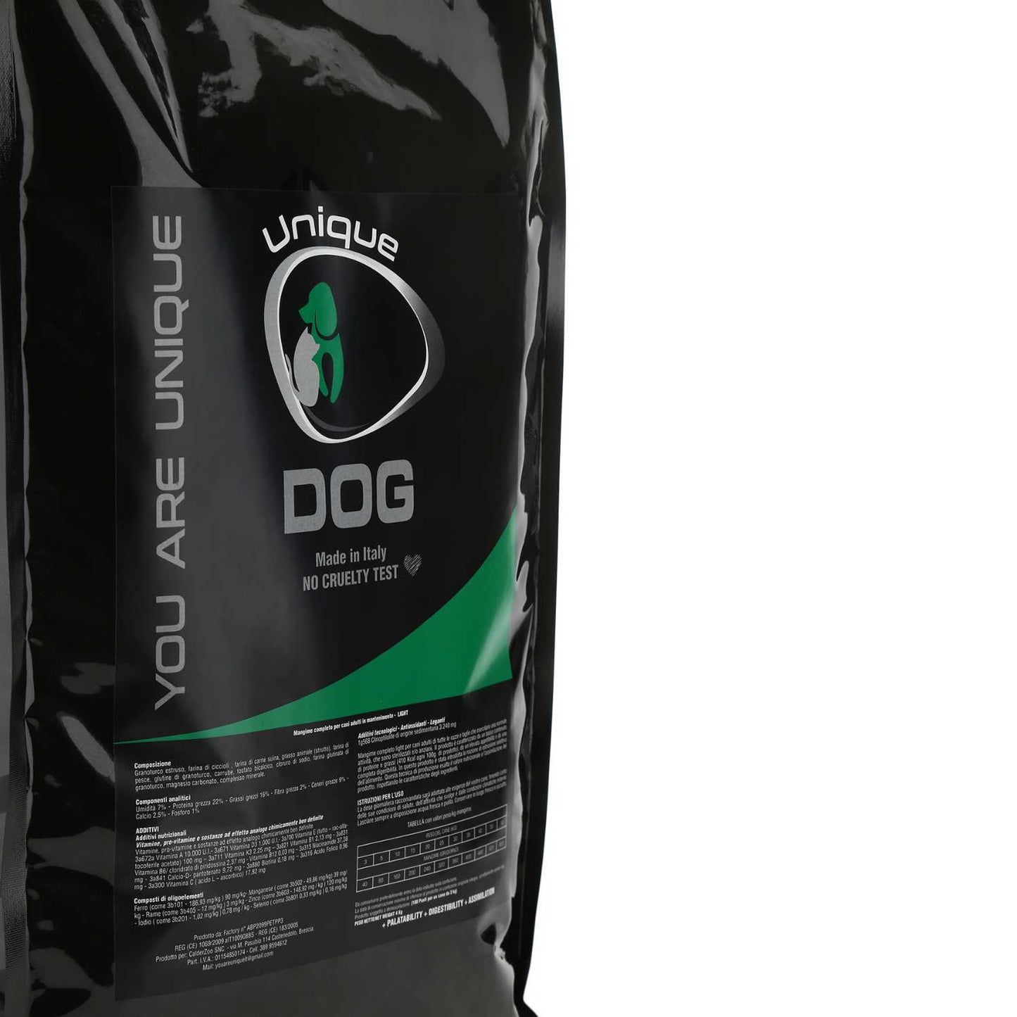 DOG LIGHT 4kg - Crocchette estruse per cani adulti in sovrappeso o anziani